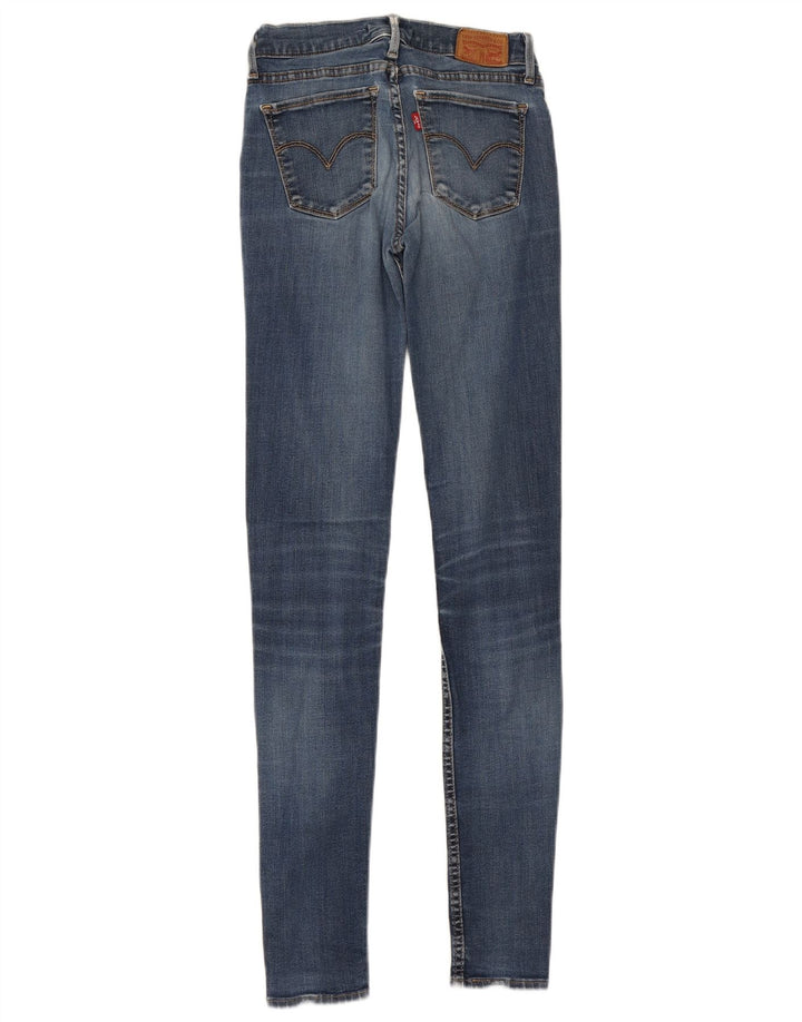 Damskie jeansy Levi's Super Skinny W25 L32 Niebieskie bawełniane