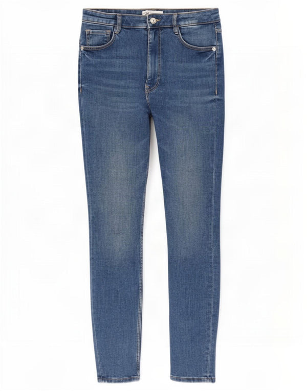 Damskie jeansy skinny Zara EU 38 Small W28 L27 Niebieskie bawełniane