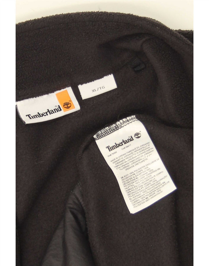 Męska kurtka polarowa Timberland XL, czarny poliester