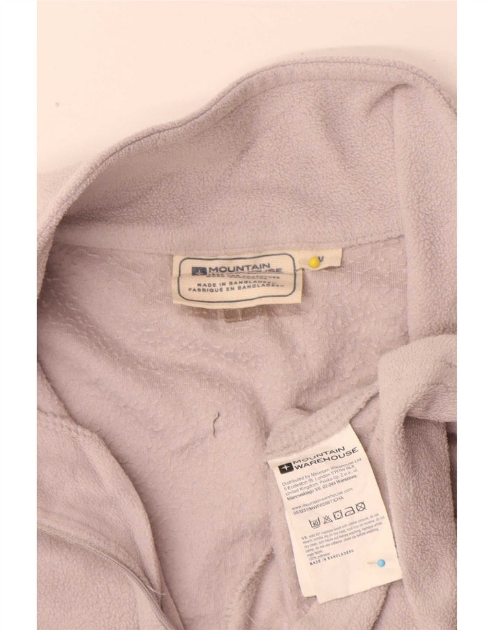Męski sweter polarowy Mountain Warehouse z zamkiem błyskawicznym, średnioszary