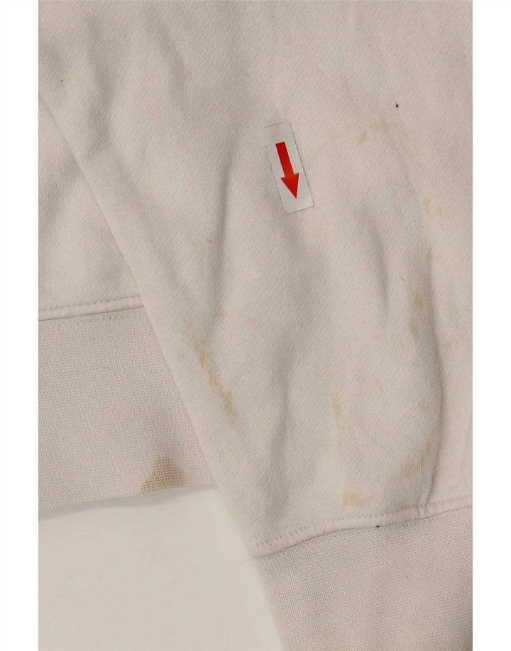 Męska bluza dresowa Nike, mała, biała, bawełniana