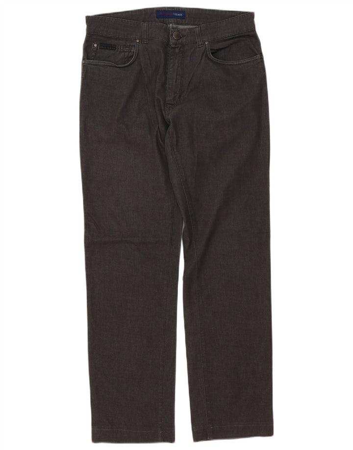 TRUSSARDI Mens Straight Jeans IT 48 Medium W32 L30 Grey