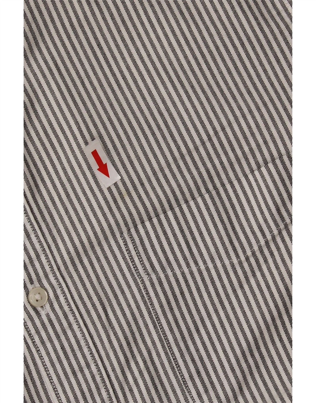 J. CREW Męska koszula Oxford Slim Fit Średnioszary, bawełniany w prążki