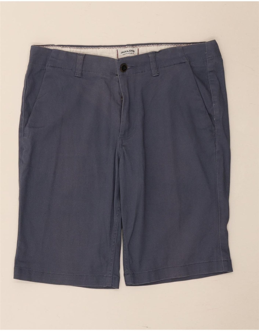 Męskie spodenki chino Jack & Jones, średnie W32, granatowe, bawełniane