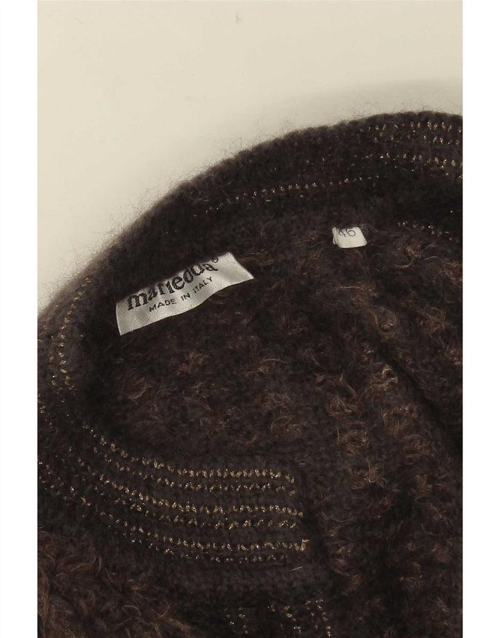 Sweter damski Mariedda IT 46 w duże brązowe paski