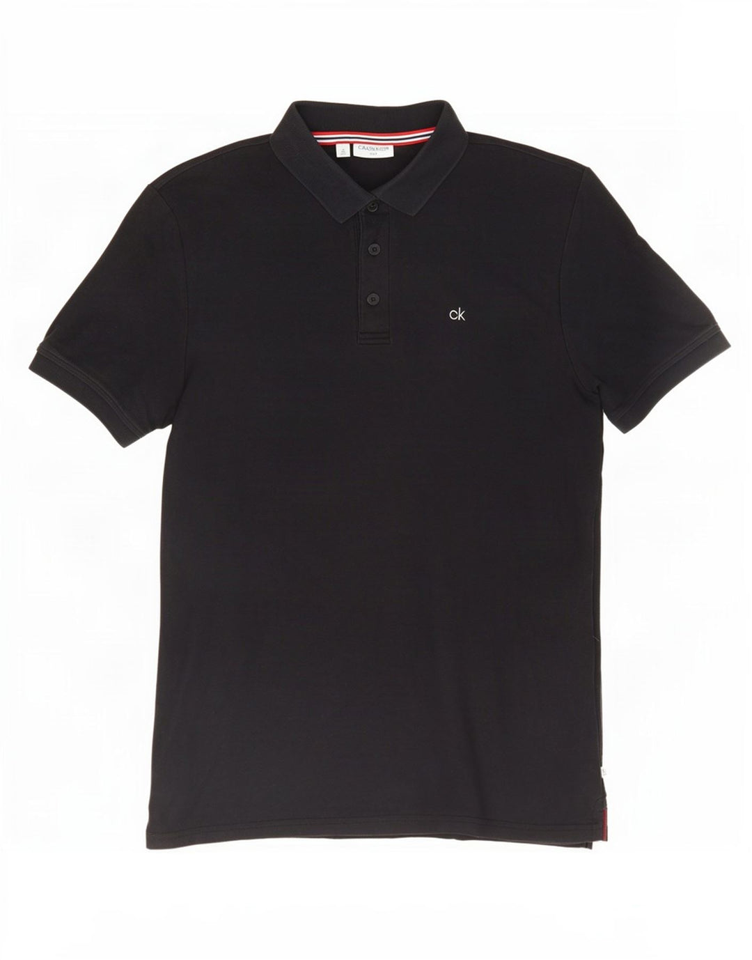 Męska koszulka polo Calvin Klein, średnia, granatowa, bawełniana