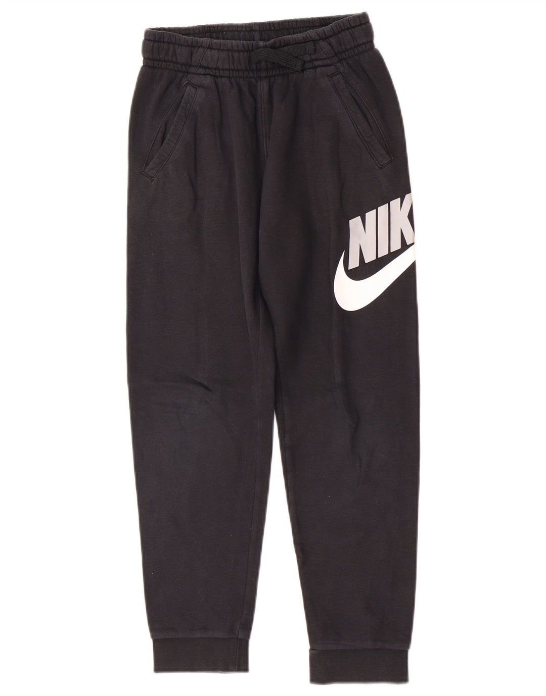 Chłopięce spodnie dresowe Nike z grafiką, 10-11 lat, średnie czarne