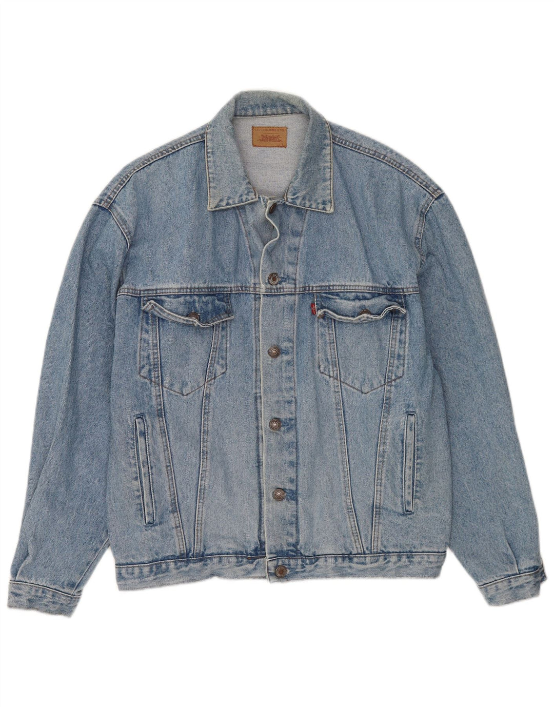 Męska kurtka dżinsowa Levi's UK 40, duża niebieska