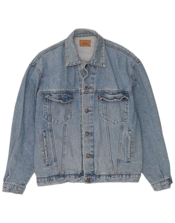 Męska kurtka dżinsowa Levi's UK 40, duża niebieska