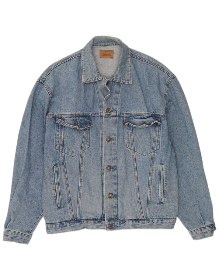 Męska kurtka dżinsowa Levi's UK 40, duża niebieska