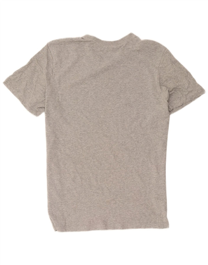 Męski T-shirt z grafiką Nike, duży, szary, bawełniany