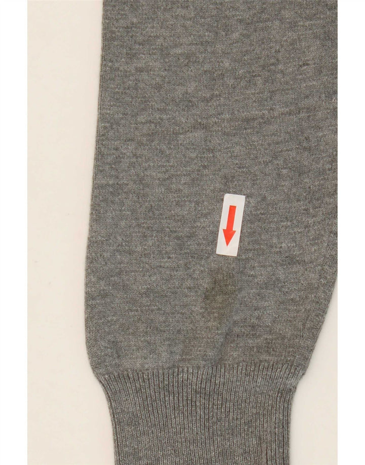 Męski sweter Puma z okrągłym dekoltem i średnimi szarymi paskami