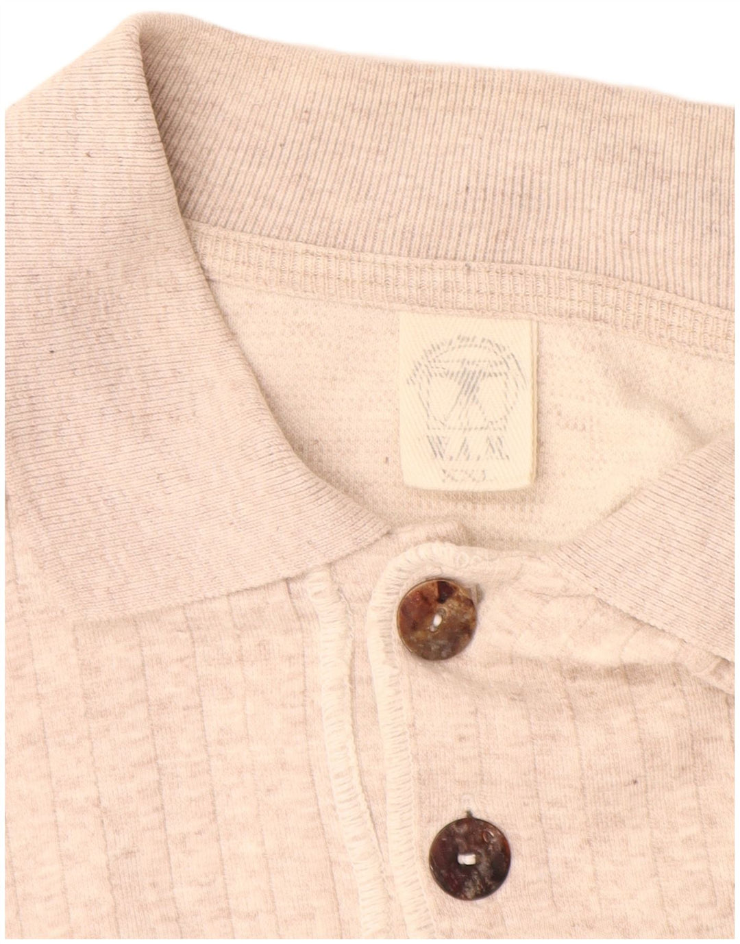 Męski sweter polo VINTAGE 2XL w kolorze beżowym