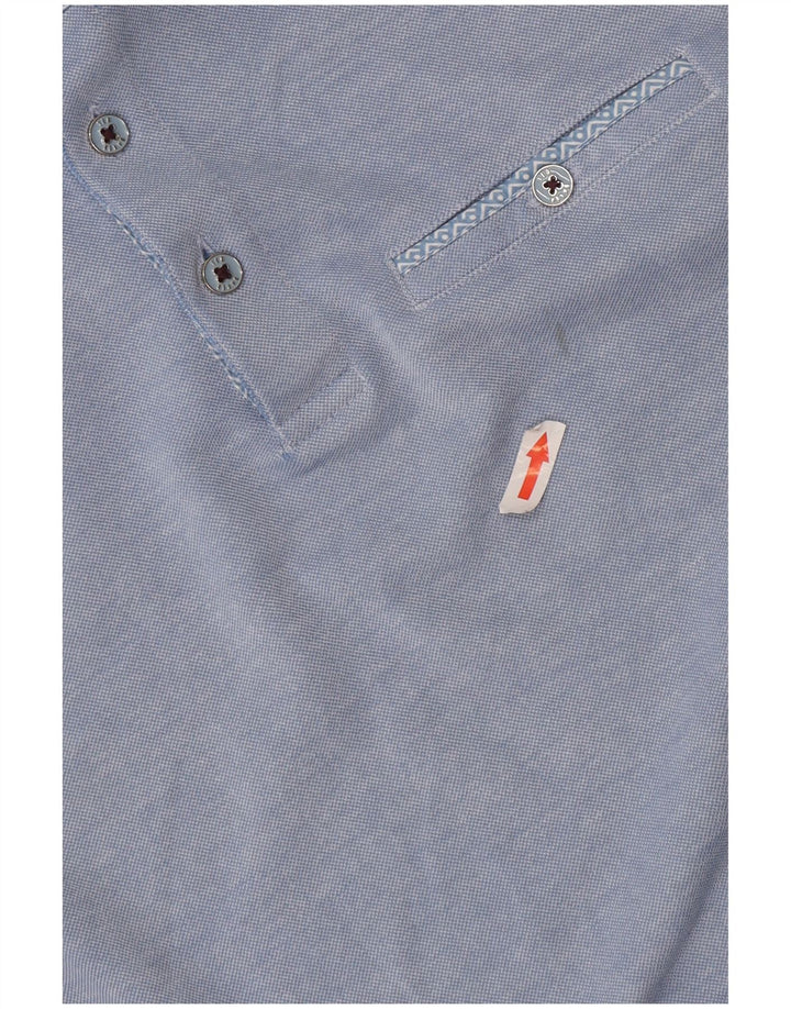 Męska koszulka polo Ted Baker, rozmiar 3, średni niebieski, modal
