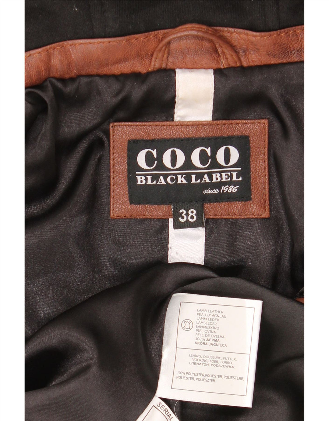 Vintage damska kurtka motocyklowa z kapturem EU 38 w kolorze średniego brązu