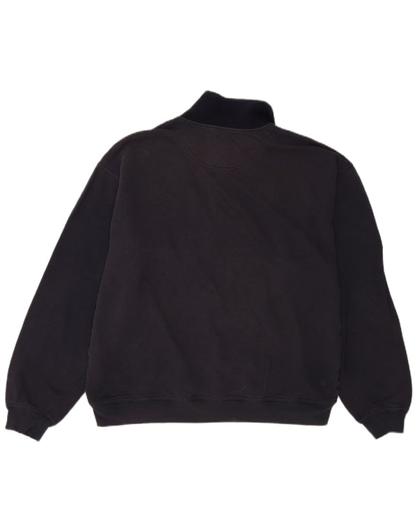 Męska bluza polo Marks & Spencer w dużą granatową kratkę