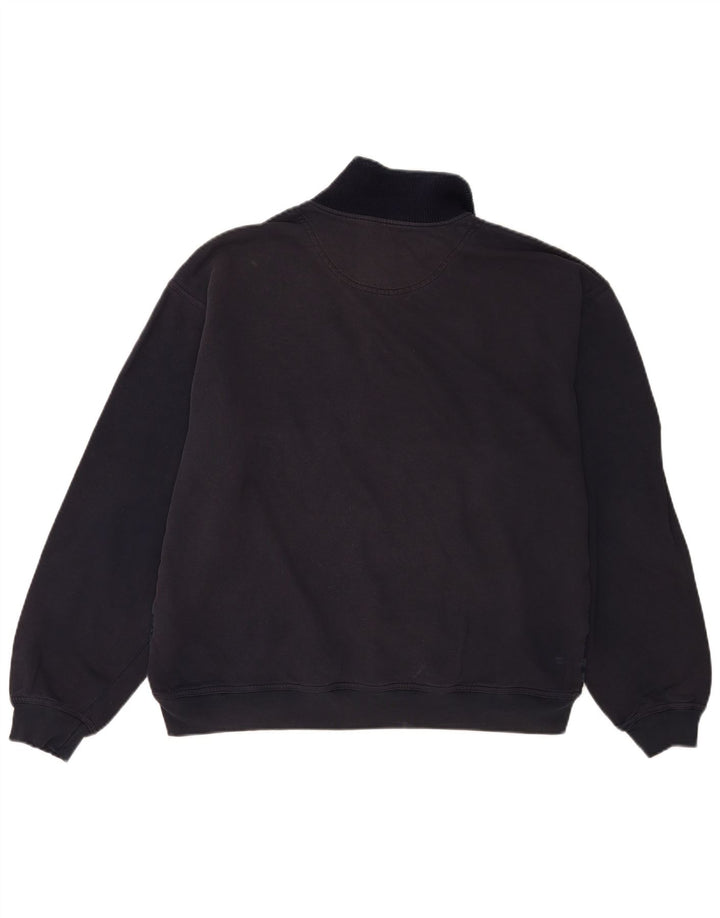 Męska bluza polo Marks & Spencer w dużą granatową kratkę