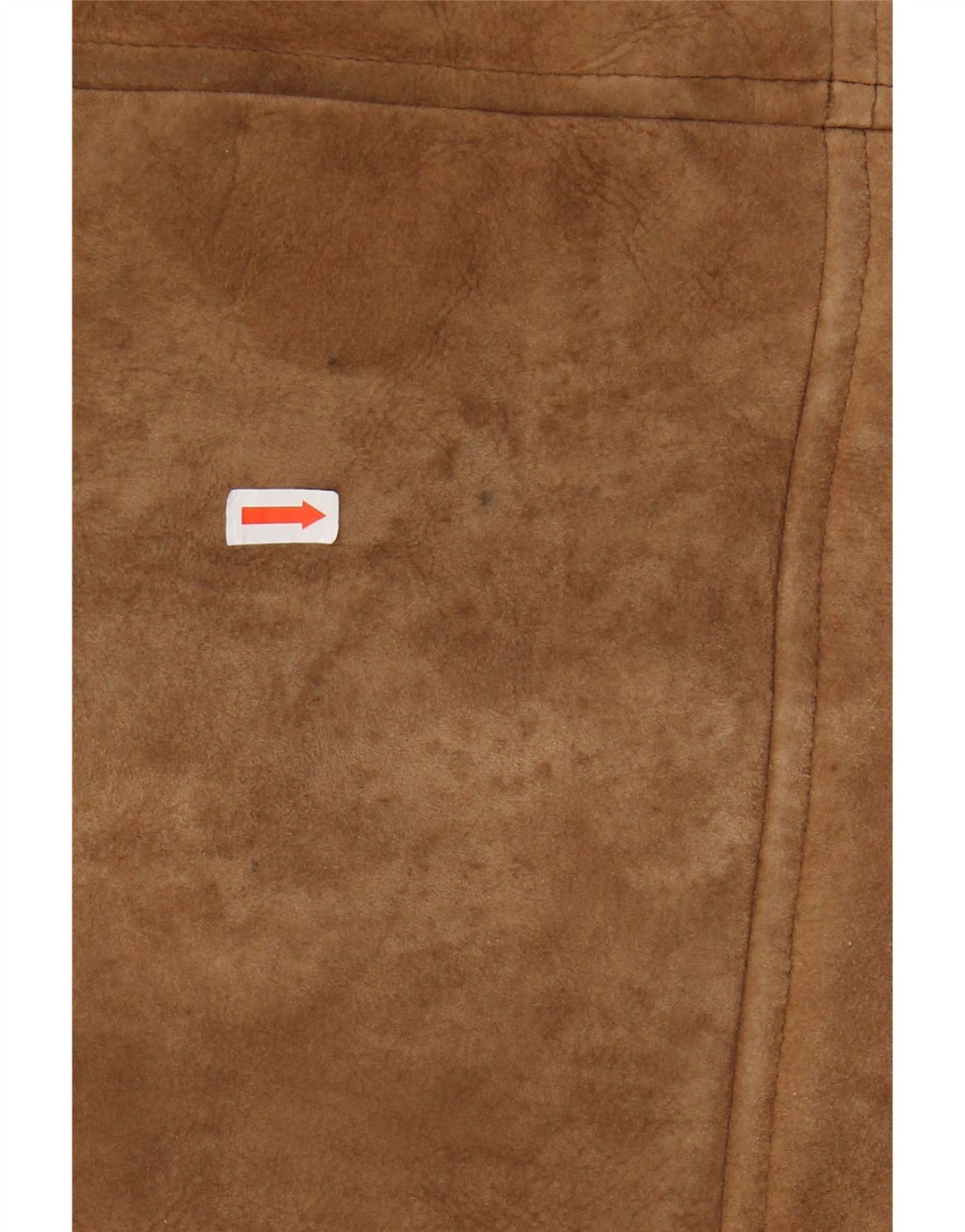 Męska kurtka shearling z podwójnymi piersiami VINTAGE UK 36 Small Brown Shearling