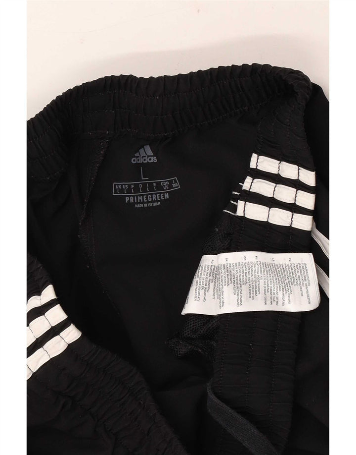 Adidas Męskie spodnie dresowe Joggery, duże, czarne, poliestrowe
