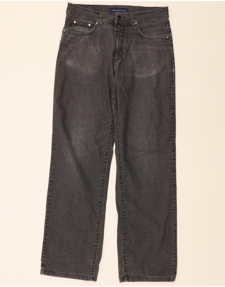 TRUSSARDI Womens Straight Jeans W31 L30 Grey Vintage Trussardi and Second-Hand Trussardi from Messina Hembry 