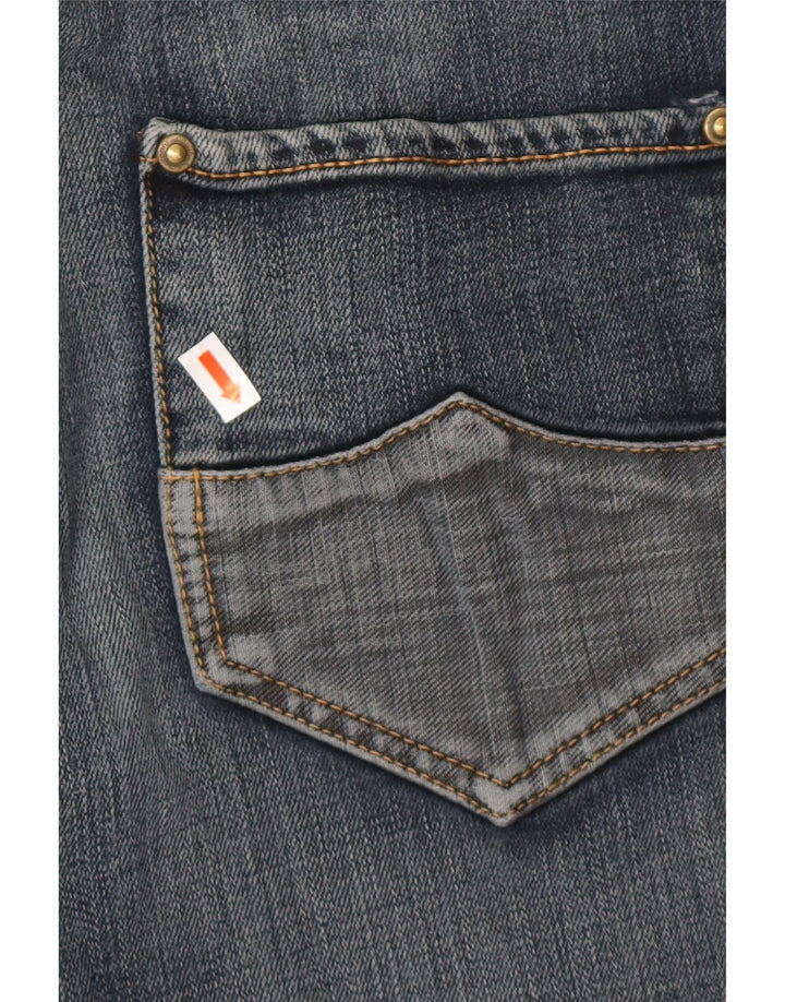 Damskie jeansy proste CALVIN KLEIN W30 L27 Niebieskie, bawełniane
