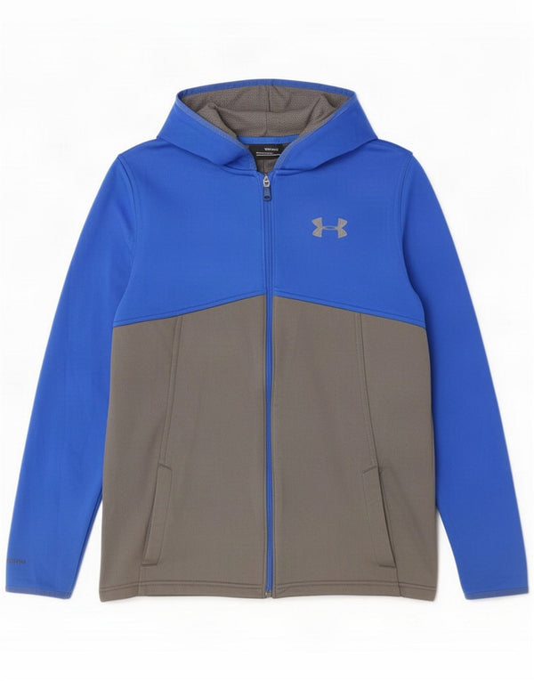 Dziewczęca bluza z kapturem i zamkiem Cold Gear Cold Gear 13-14 lat XL niebieska