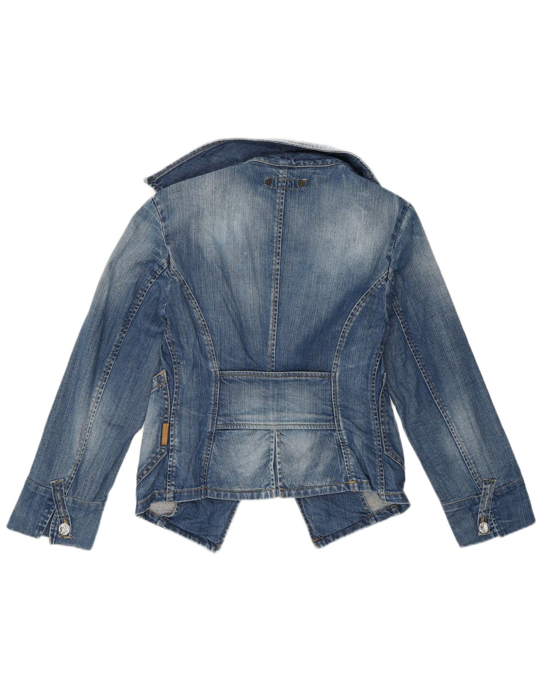 Kurtka damska Fornarina Crop Denim Blazer UK 8 Small Blue