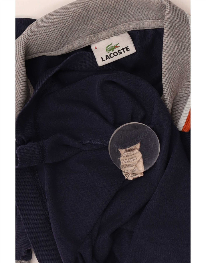 Męska koszulka polo Lacoste, rozmiar 4, średnia, granatowa, bawełniana