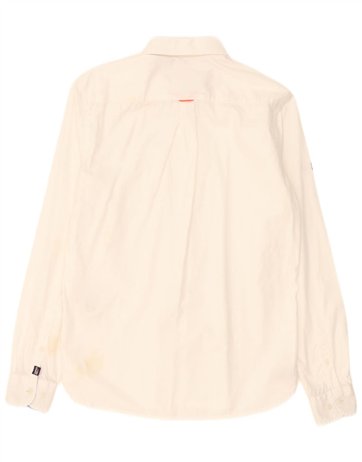 Męska koszula Superdry, mała, biała, bawełniana