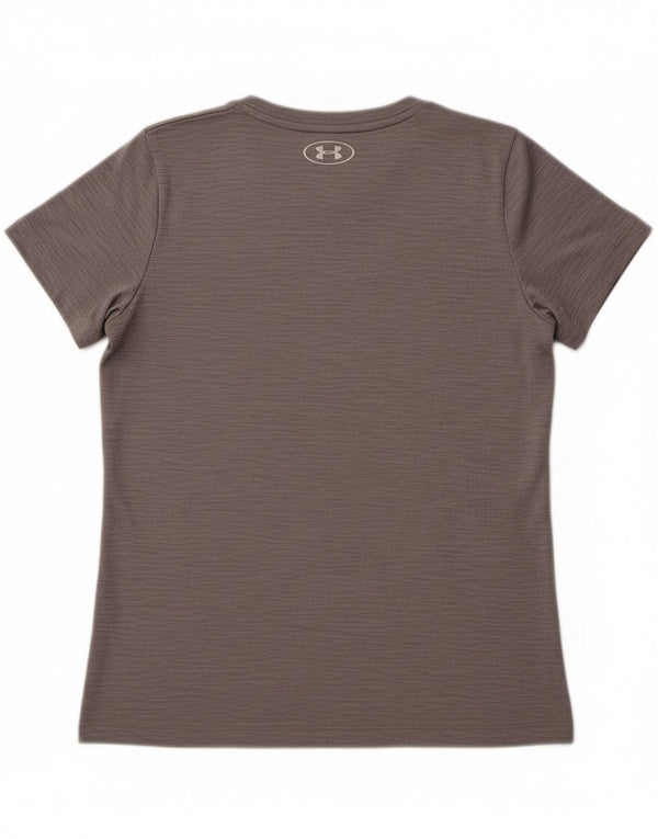 Damska koszulka z grafiką Under Armour Heat Gear Graphic Top UK 10 Small Grey