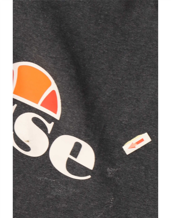 Męski sweter z kapturem Ellesse, średnioszary, bawełniany