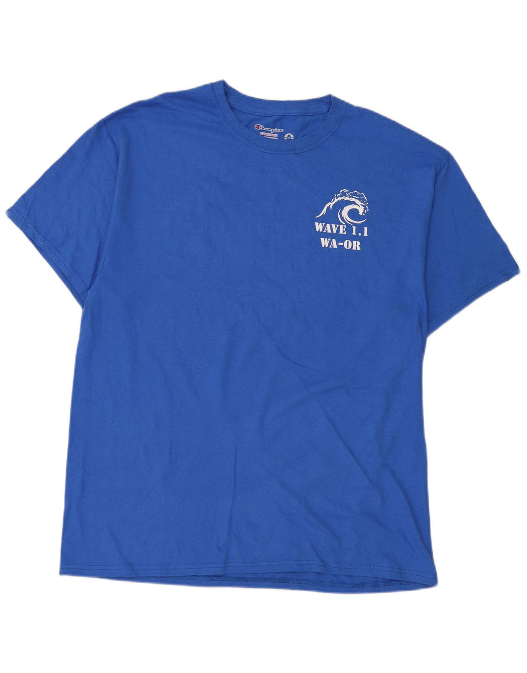 Męski T-shirt Champion z grafiką, duży, niebieski