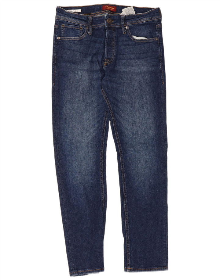 Męskie jeansy Jack & Jones GLENN Slim W32 L30 Niebieska bawełna