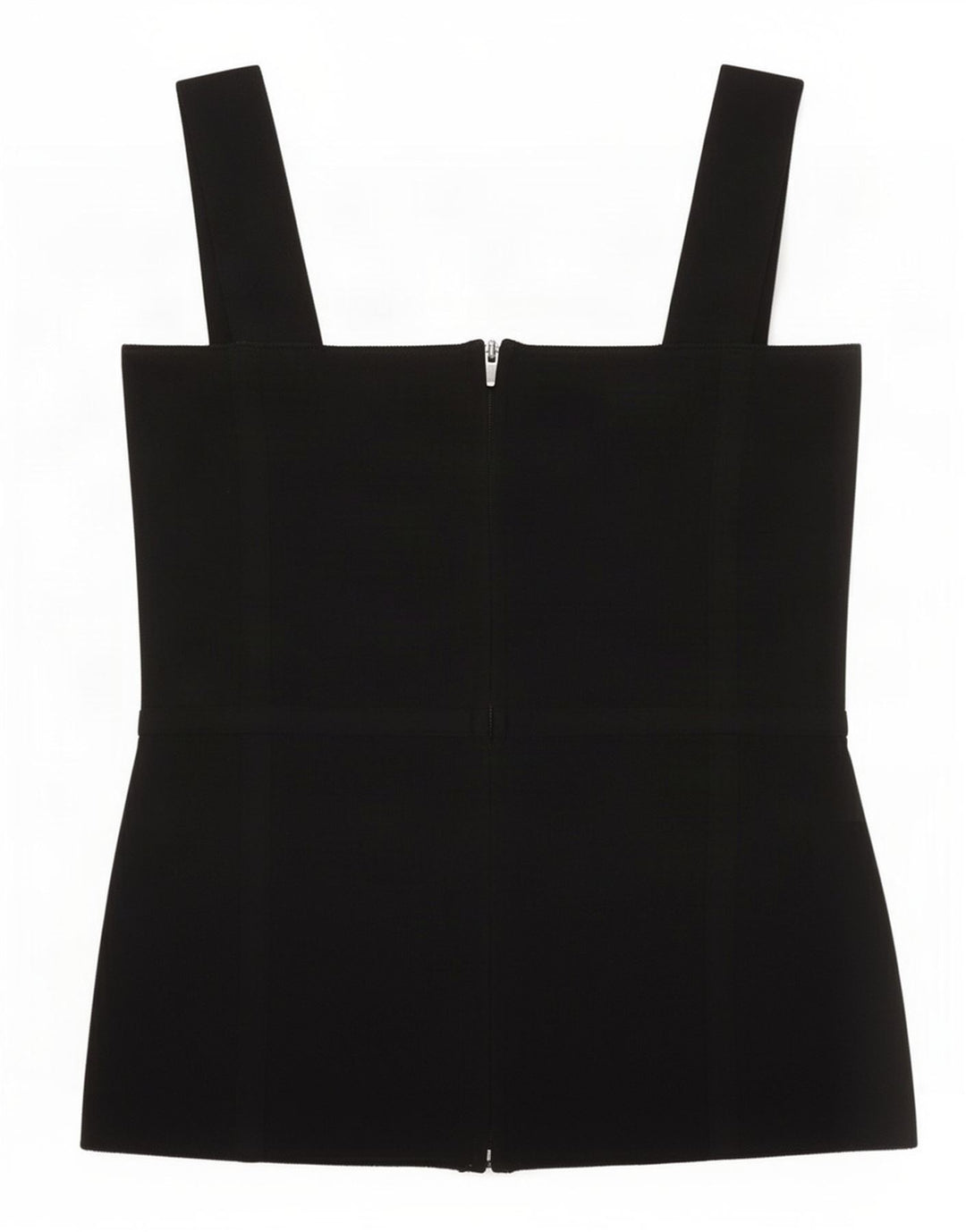 Damski krótki top Zara UK 8, mały, czarny nylon
