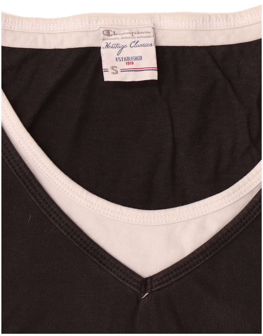 Koszulka damska CHAMPION Heritage Classics Graphic Top UK 10 Small Black