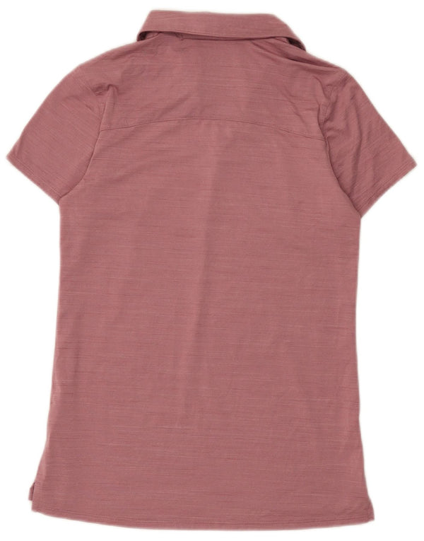 Damska koszulka polo Puma UK 6 XS, różowa, nakrapiana, poliester