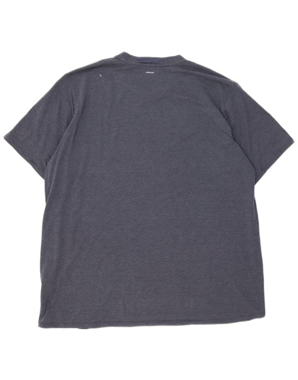 T-shirt męski Adidas Top 2XL granatowy poliester