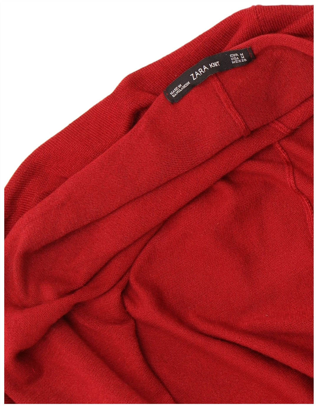 Sweter damski Zara Poncho Cardigan UK 14 Średni bordowy