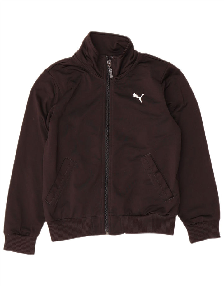 Chłopięca bluza dresowa z grafiką PUMA, 7-8 lat, czarna