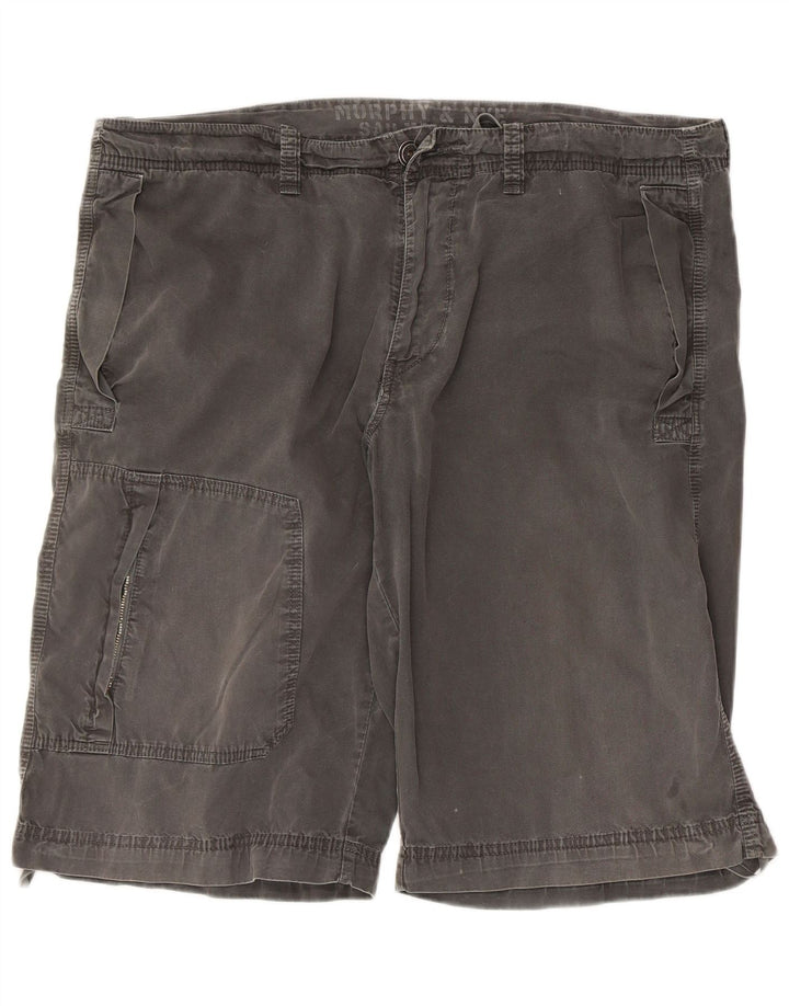 Męskie spodenki cargo Murphy & Nye Sailmakers W40 XL, szara bawełna