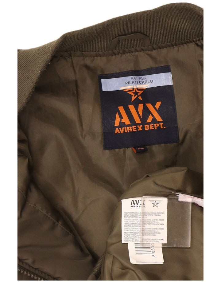 Męska kurtka bomberka Avirex UK 42 XL Khaki, poliester