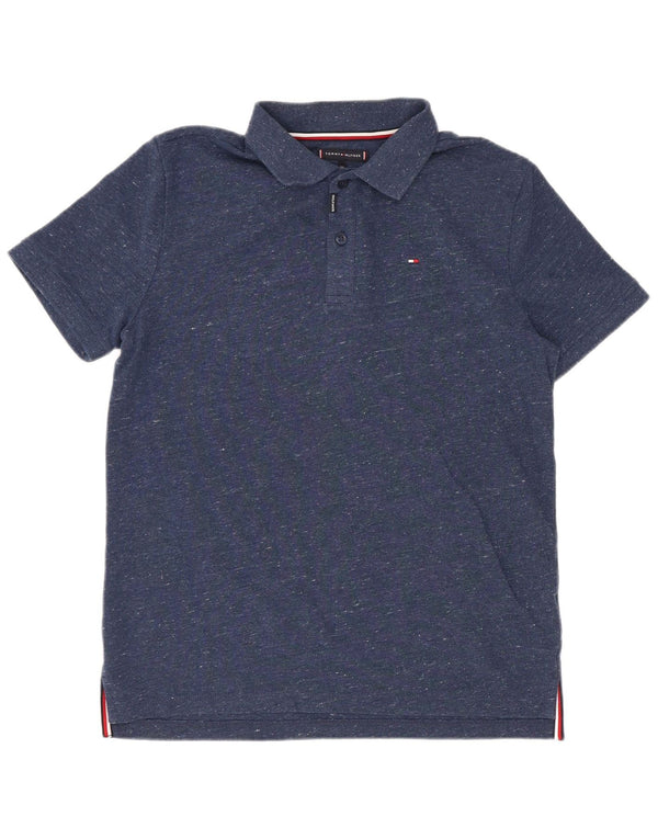 Chłopięca koszulka polo Tommy Hilfiger 13-14 lat, bawełniana w granatowe plamki