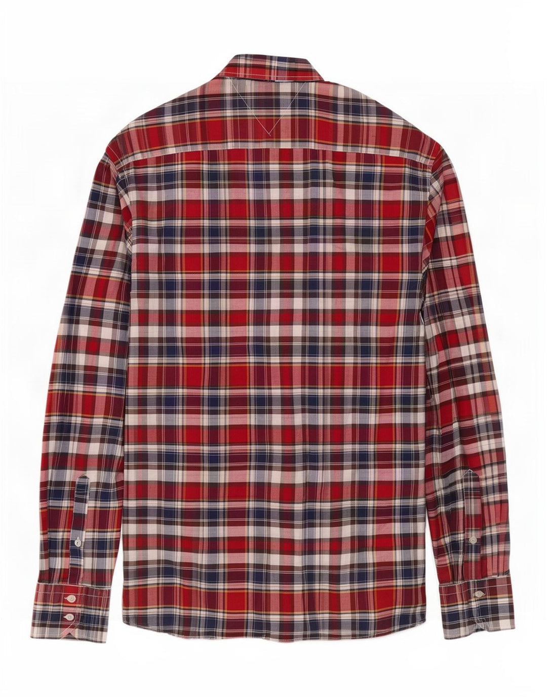 Koszula męska Tommy Hilfiger o dopasowanym kroju, bawełniana w średnią czerwoną kratkę