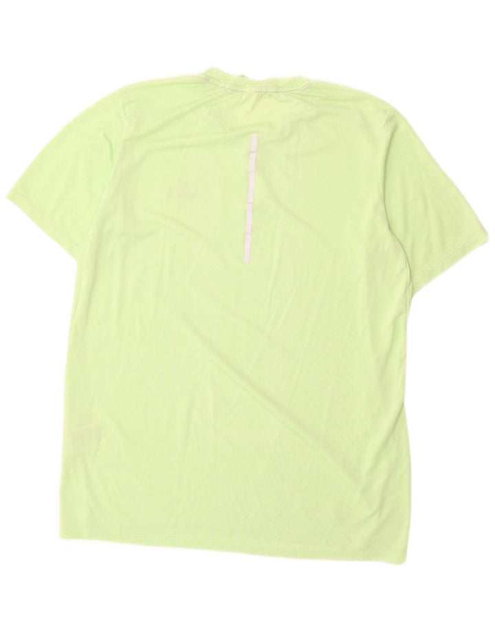 Adidas Męski T-shirt Top Średni Zielony Poliester