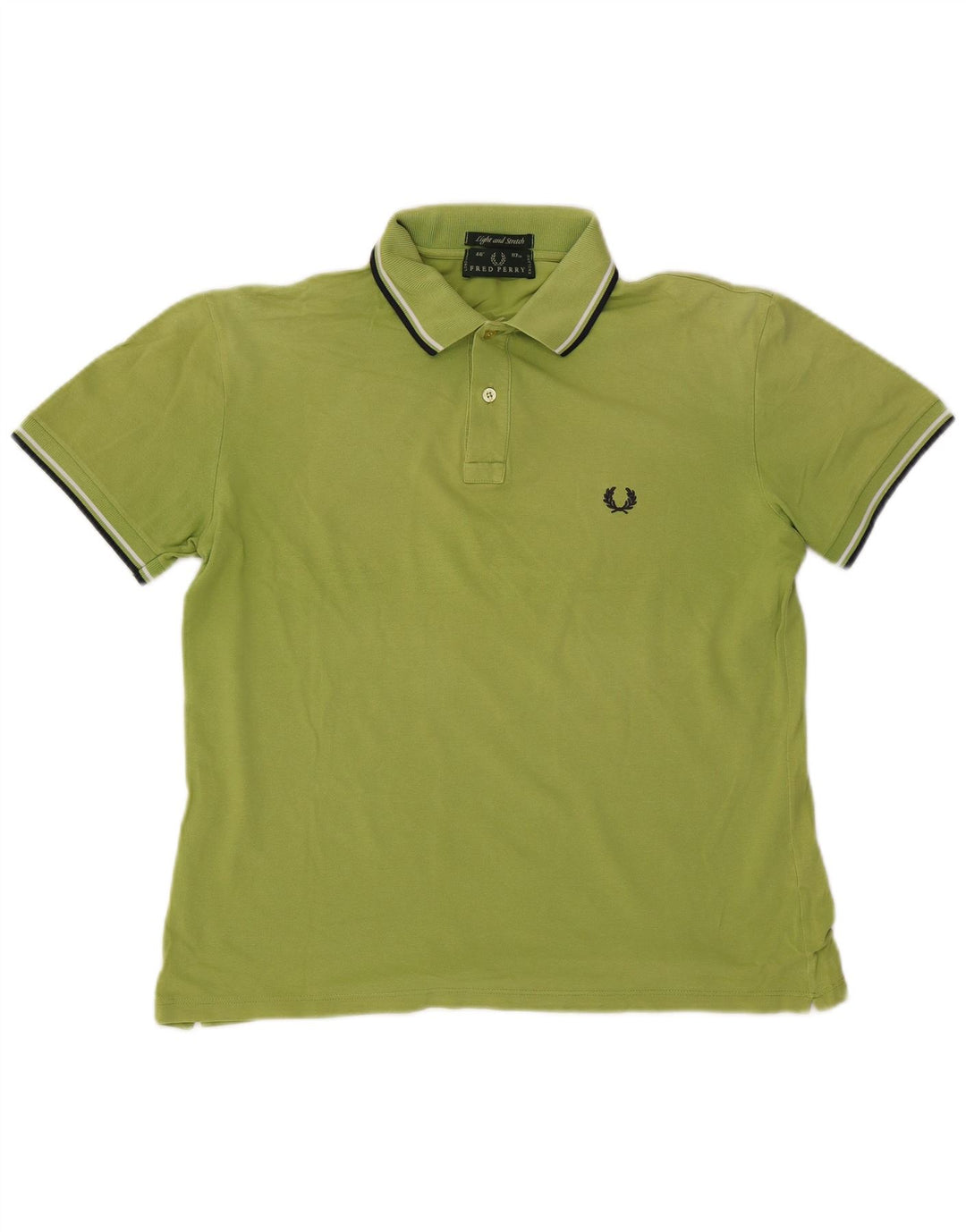 Męska koszulka polo Fred Perry, duża, zielona, bawełniana w paski