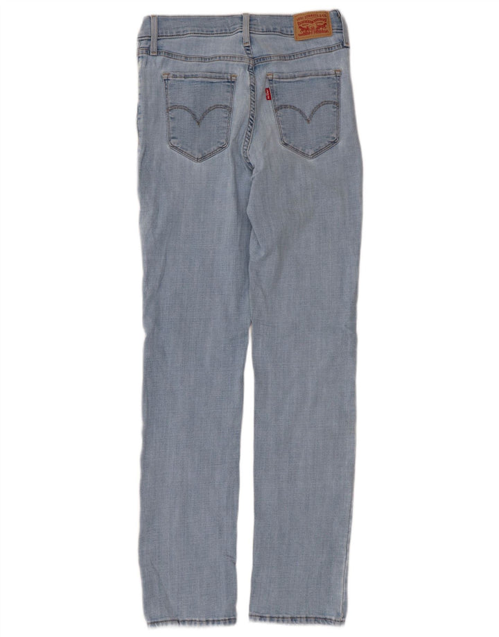 Damskie jeansy Levi's 312 Shaping W27 L30 Niebieska bawełna