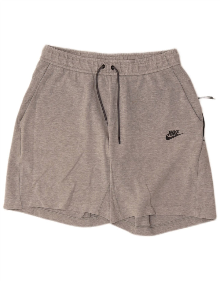 Męskie spodenki sportowe Nike, średnioszare, bawełniane w cętki