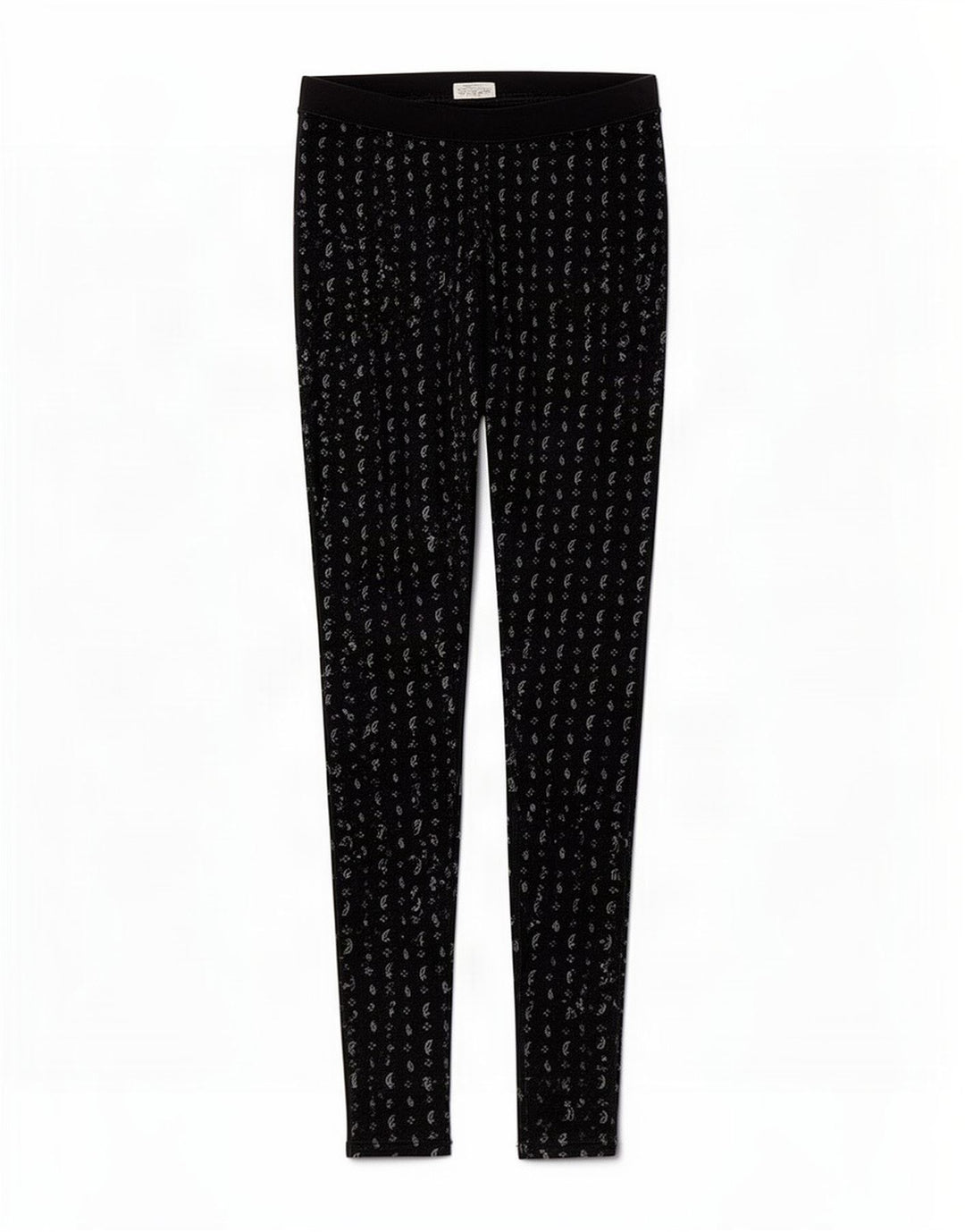 Damskie legginsy Jack Wills z abstrakcyjnym wzorem UK 8, małe, czarne