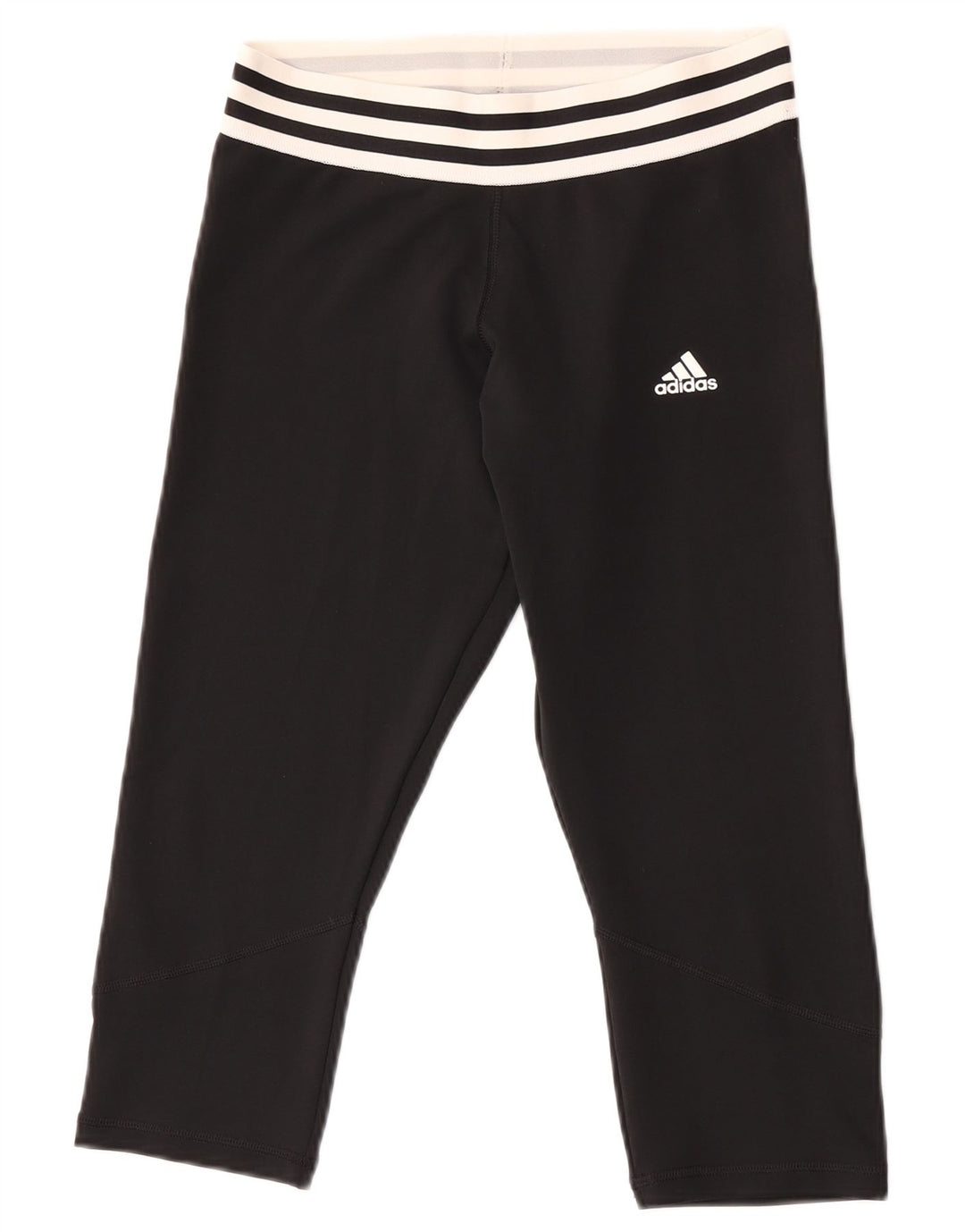 Legginsy Adidas Damskie Climalite Capri UK 8/10 Małe Czarne Poliester