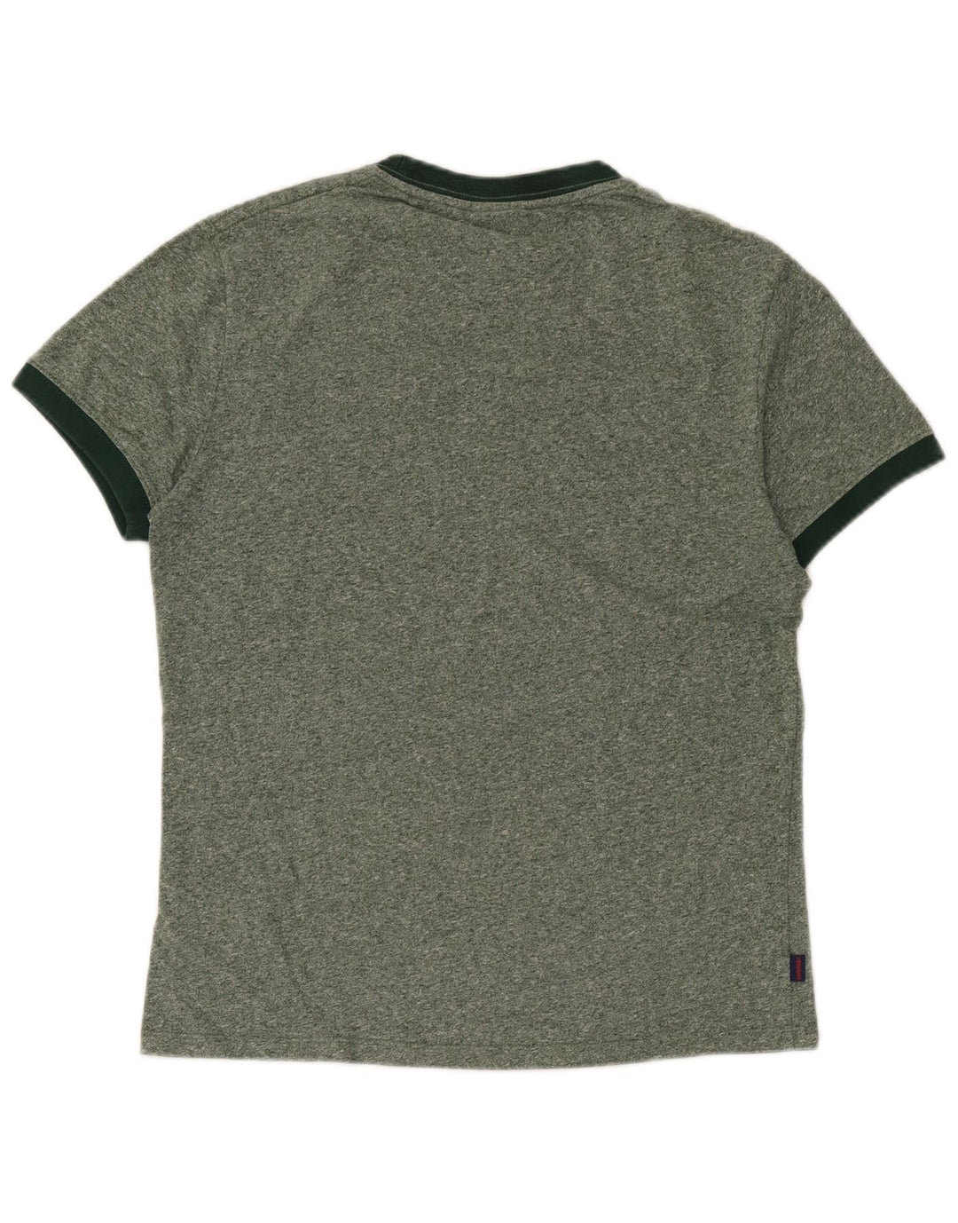 T-shirt męski Superdry Średniej wielkości bawełna w zielone plamki